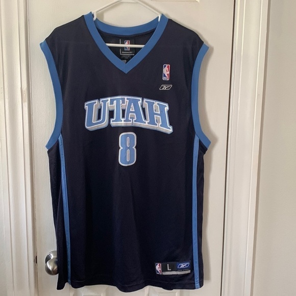 Reebok NBA UTAH #8 Williams Jersey Size L  #528 - Picture 1 of 12